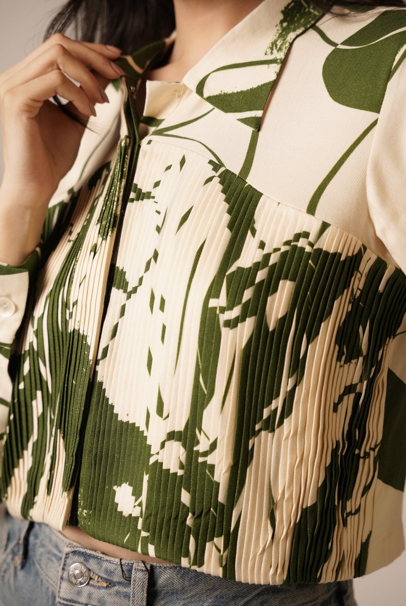 Kaee Pleated Shirt - CiceroniShirtsAdvait