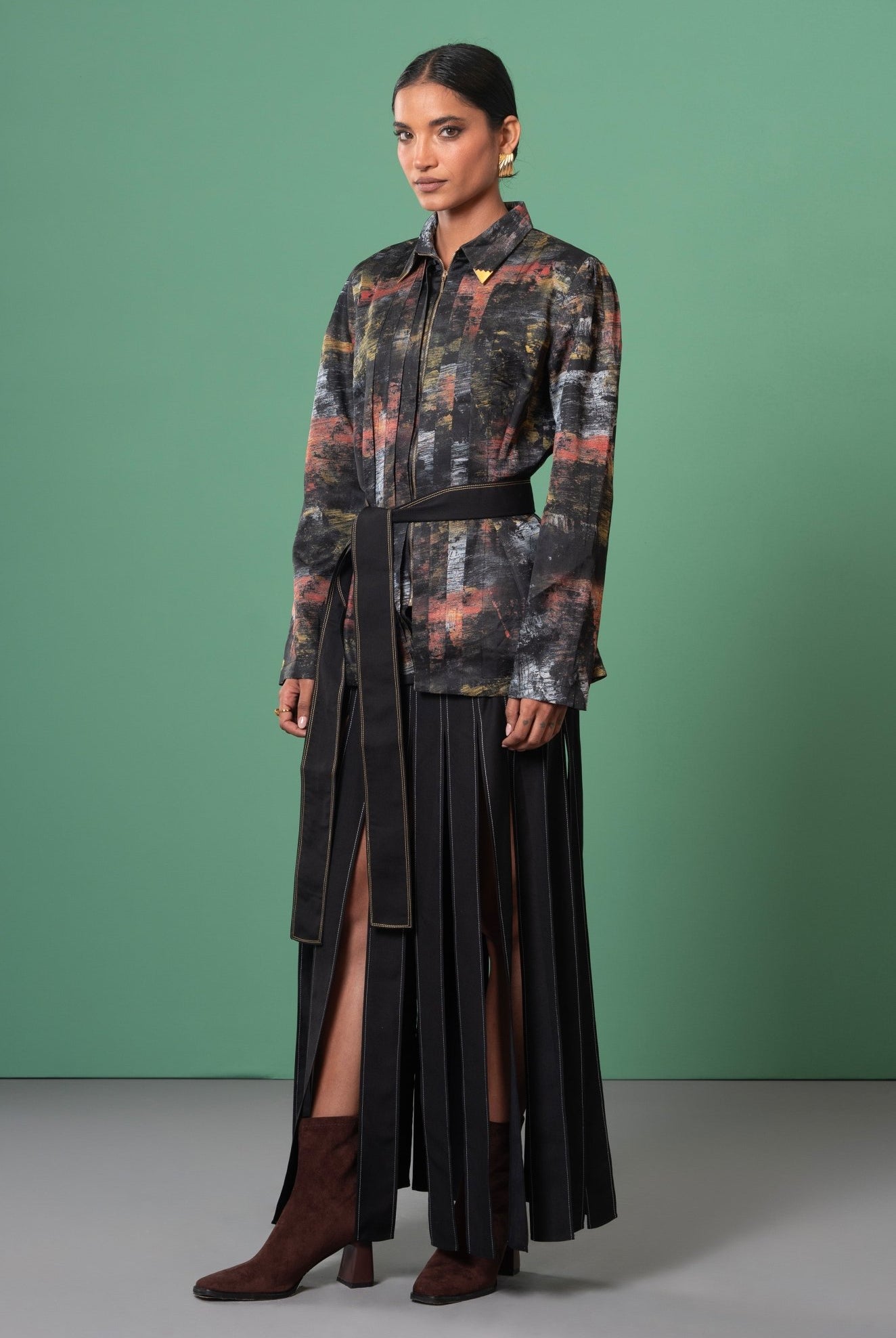 Kagé Belted Top - CiceroniWomen ShirtsAdvait