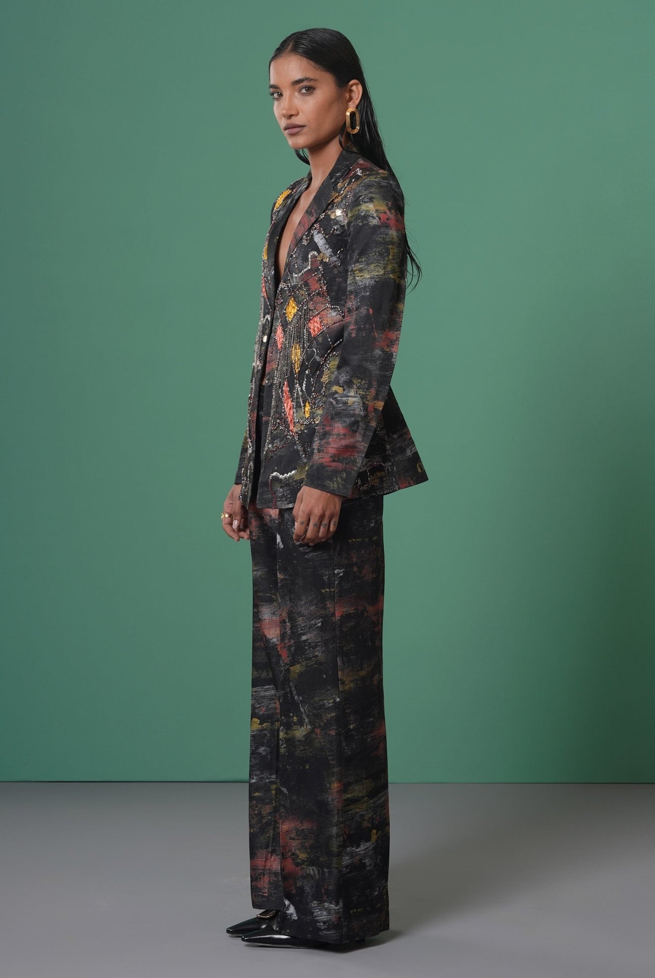 Kagé Embroidered Blazer - CiceroniBlazersAdvait