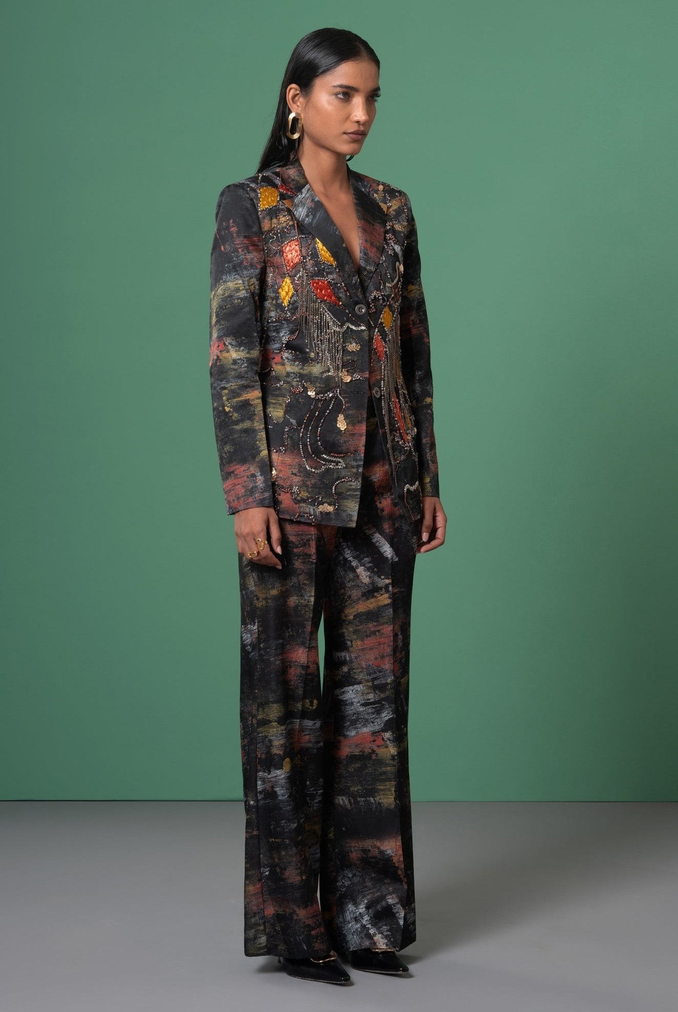 Kagé Embroidered Blazer - CiceroniBlazersAdvait