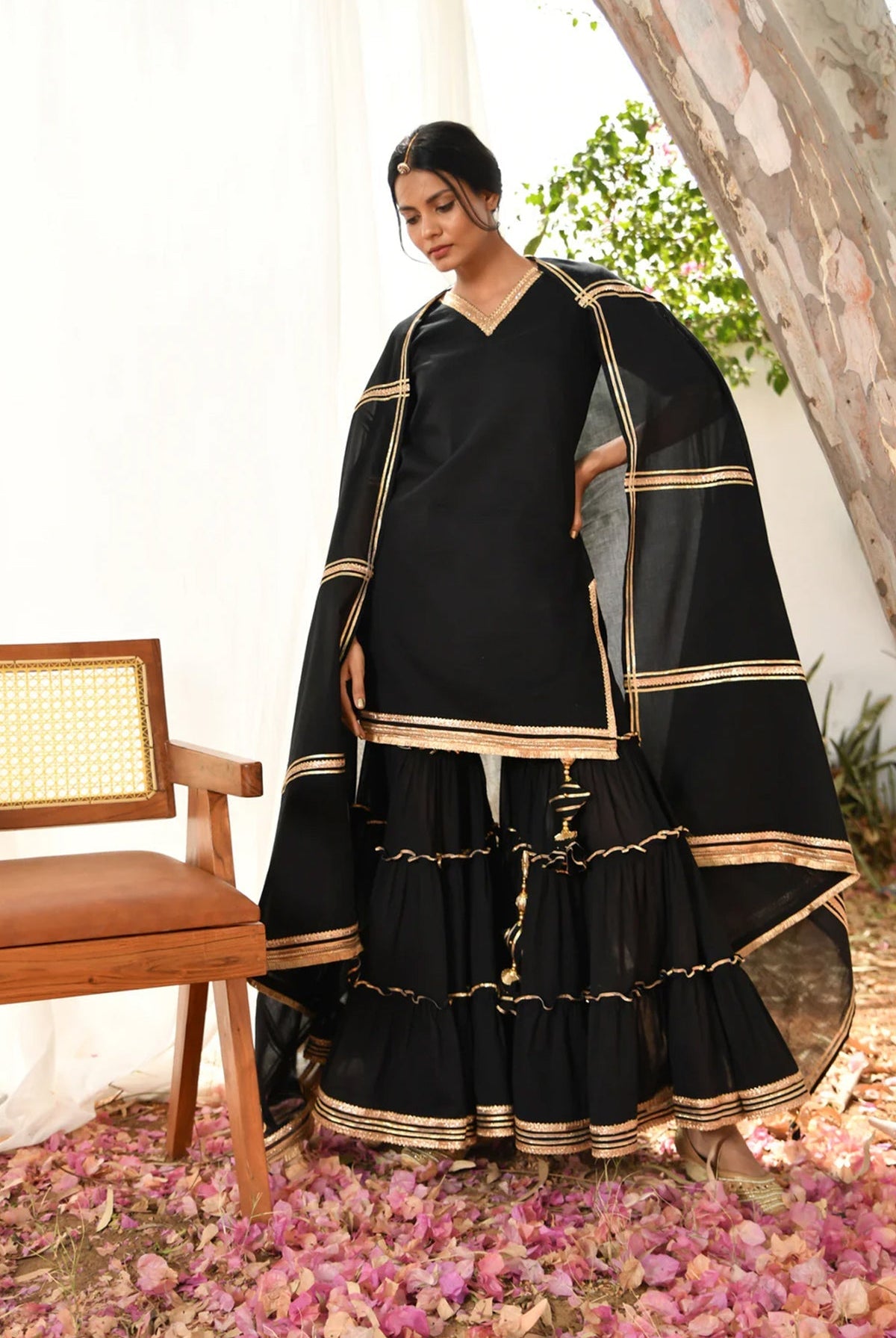 Kajri Sharara Set - CiceroniKurta Set, Festive WearOmaana