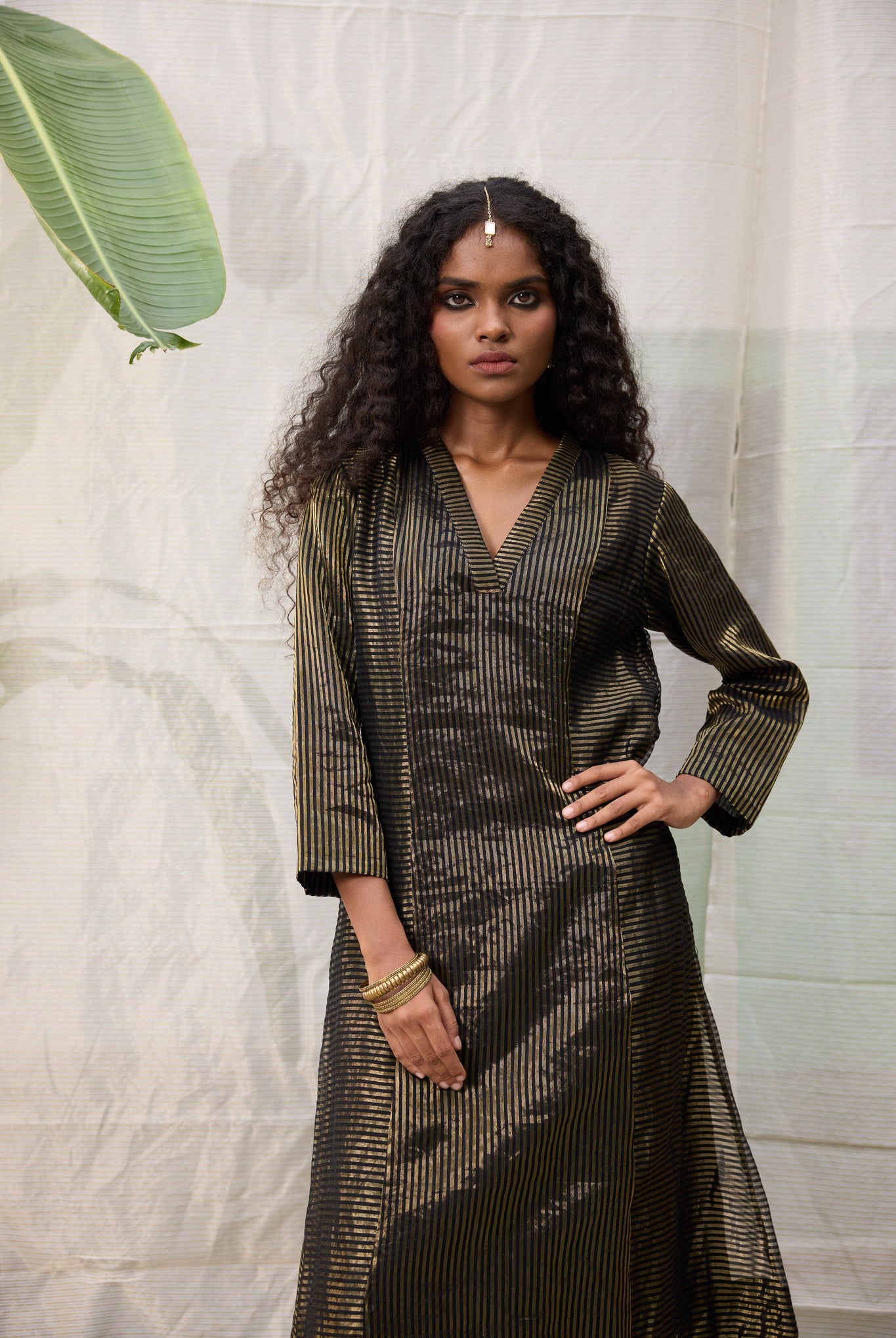 Kalakriti Tunic - Black and Gold - CiceroniKurta, Festive WearRAAS Life