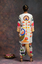 Kalamkari White Kurta Set - CiceroniKurta SetsPrachi Kamat