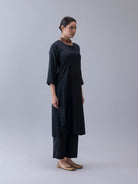 Kalchakra Black Kurta - CiceroniKurta Set, Festive WearShades of India
