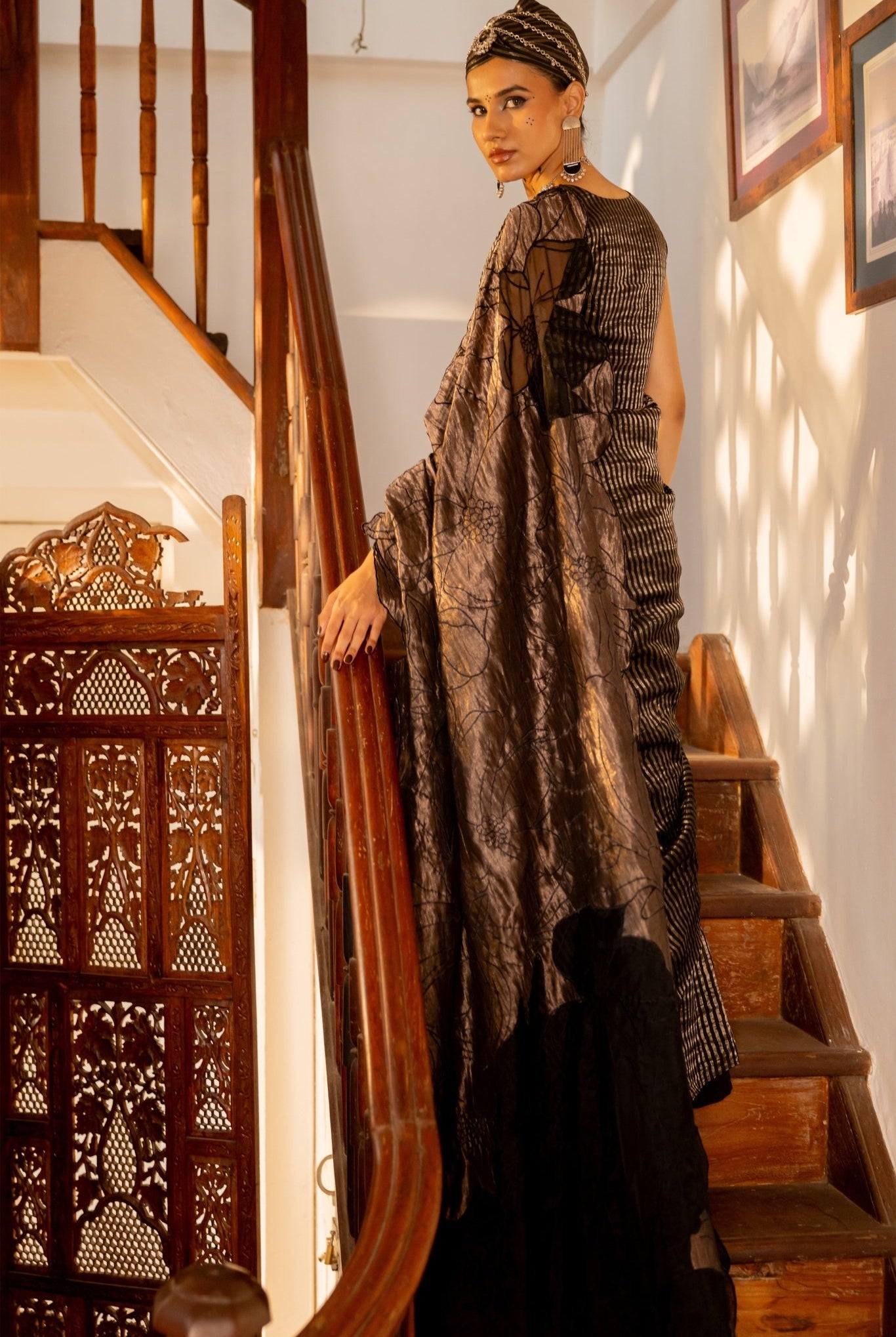 Kali Set - CiceroniSaree SetChambray & Co.