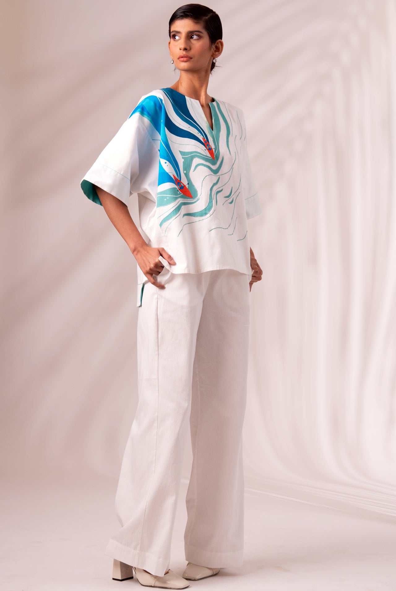 Kara - The Floating Boat Top - CiceroniTopsMadder Much