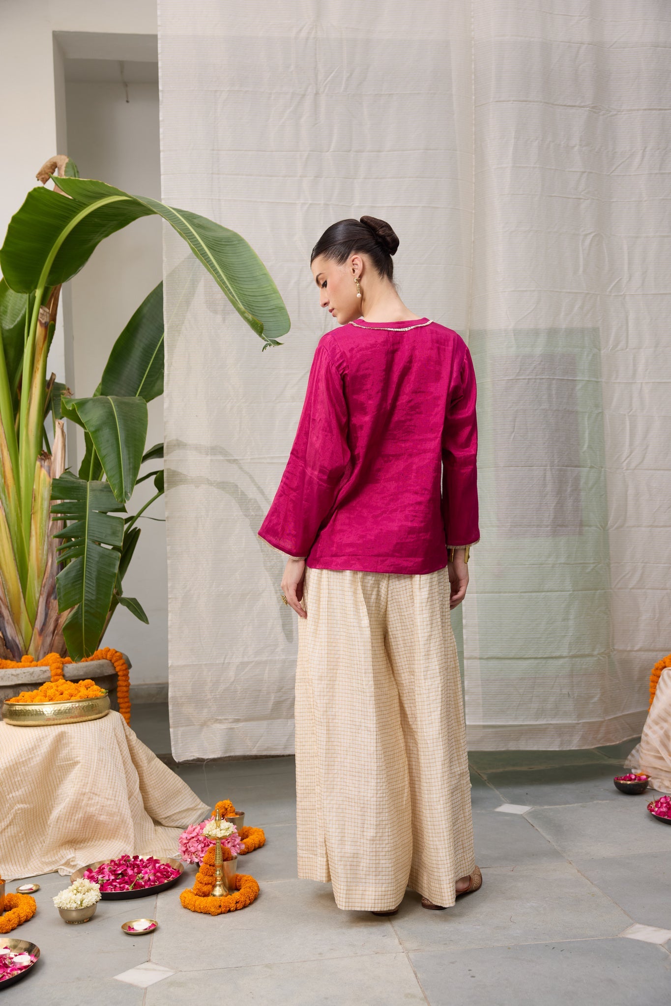 Kaveri Trouser - Cream White - CiceroniPantsRAAS Life