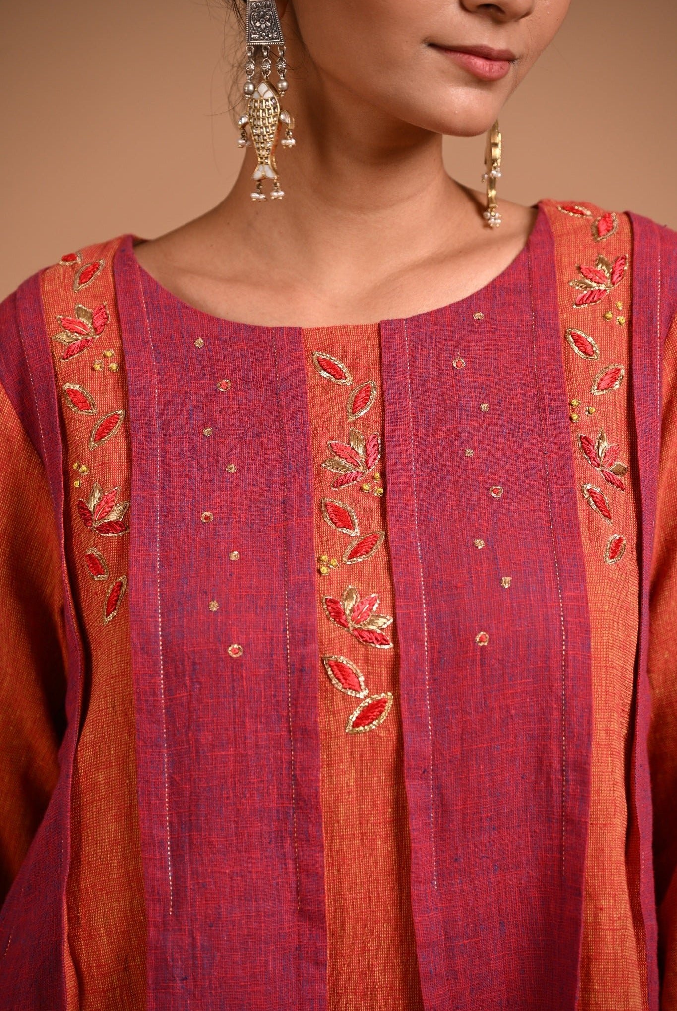 Kesar Tunic - CiceroniTunicsRang by Rajvi