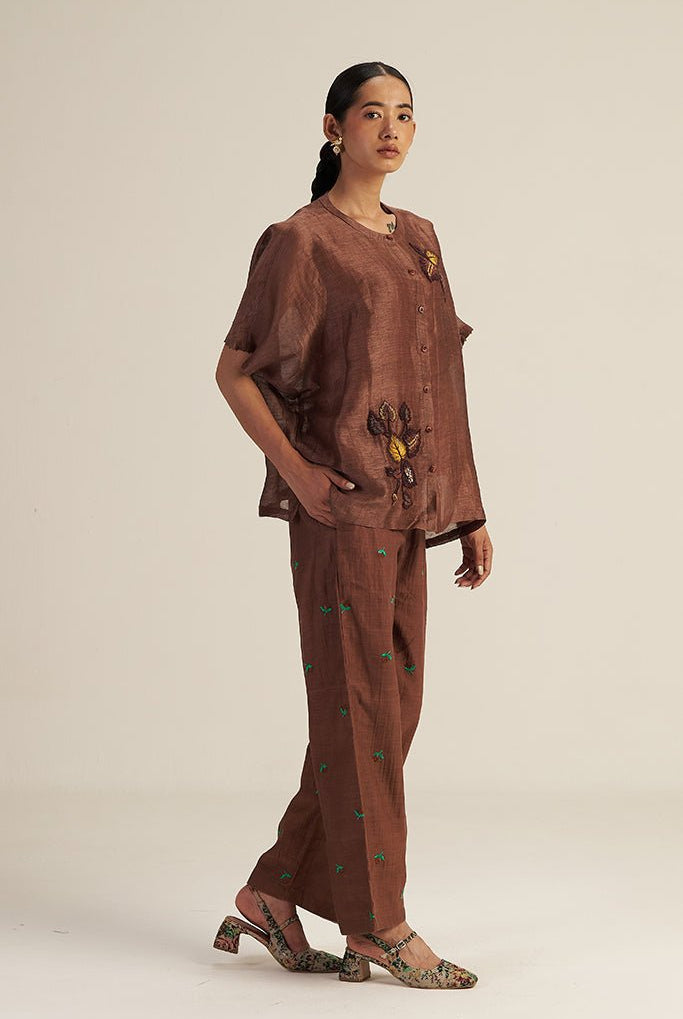 Keya Set - Brown - CiceroniCo-ord SetGaach