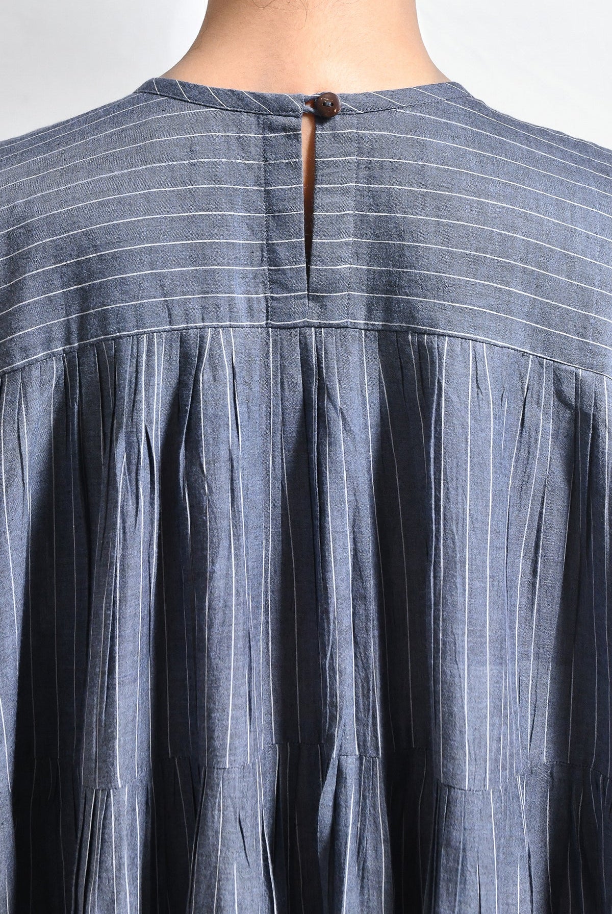 Khadi Striped Tier Dress - CiceroniDressesHiranya