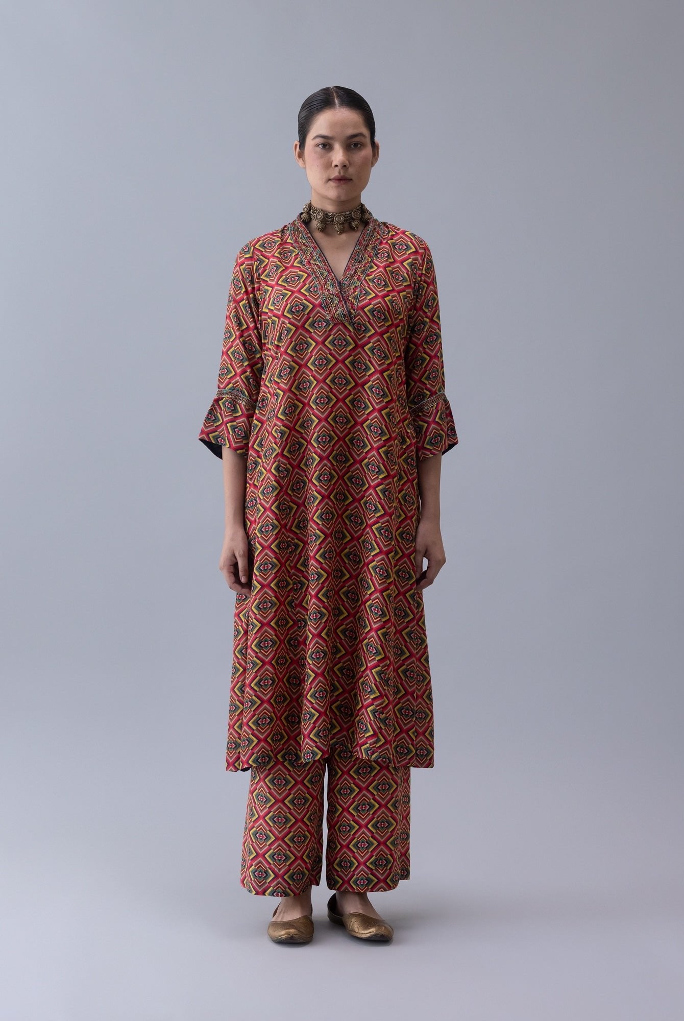 Khamtie Multi Kurta - CiceroniKurta Set, Festive WearShades of India