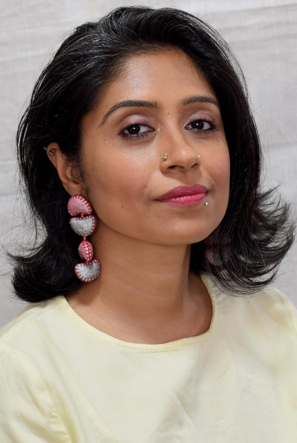 Kimaya Short earrings - Pink - CiceroniEarringPaulami