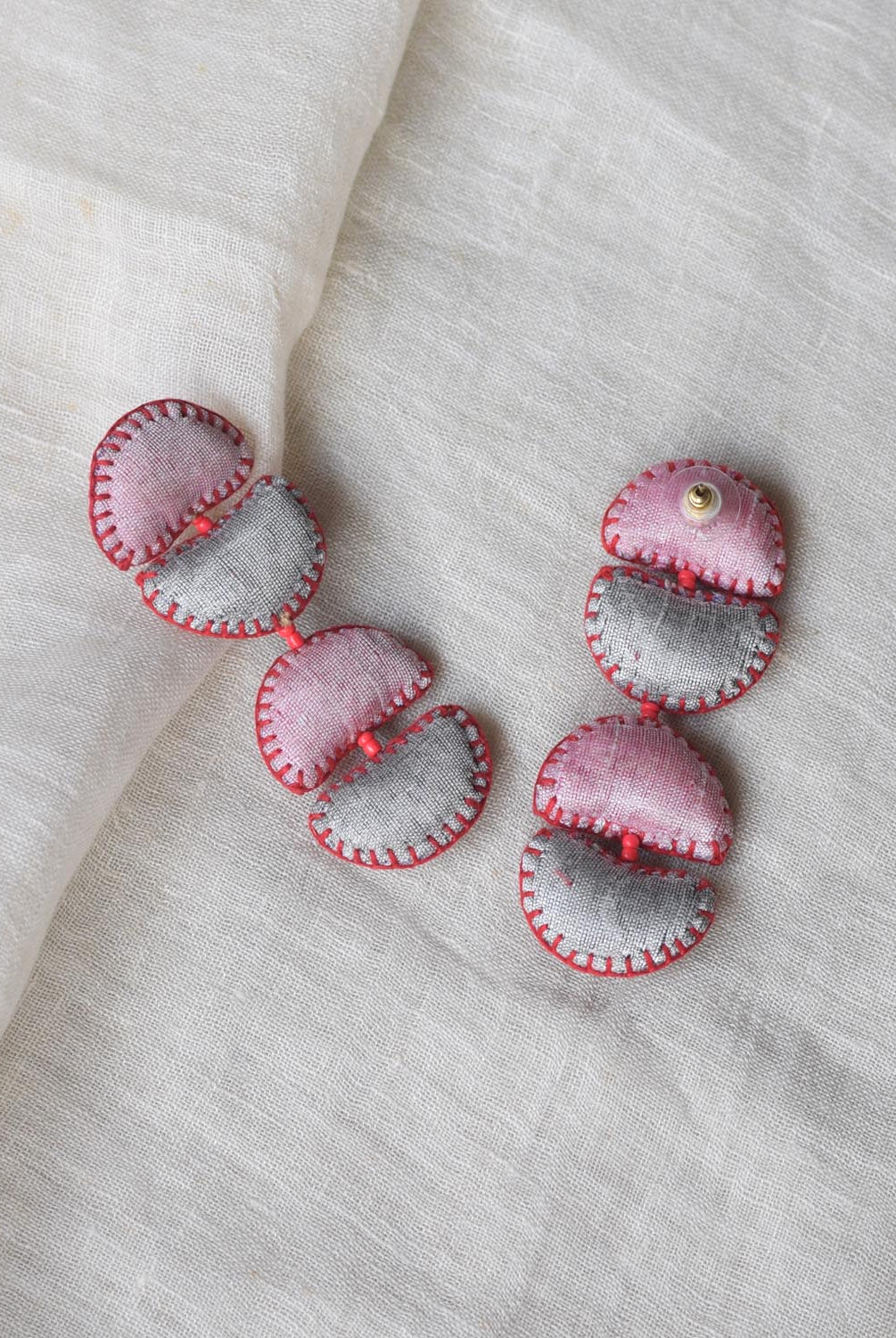 Kimaya Short earrings - Pink - CiceroniEarringPaulami