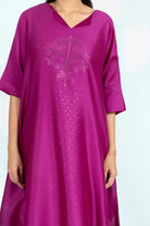 Kimono Tunic and Pants - Fuchsia Pink - CiceroniTunic SetBhavik Shah