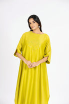 Kimono Tunic and Pants - Lemon Yellow - CiceroniTunic SetBhavik Shah