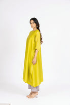 Kimono Tunic and Pants - Lemon Yellow - CiceroniTunic SetBhavik Shah