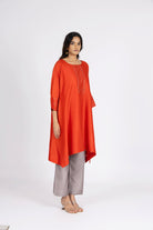 Kimono Tunic and Pants - Orange - CiceroniTunic SetBhavik Shah