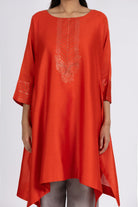 Kimono Tunic and Pants - Orange - CiceroniTunic SetBhavik Shah