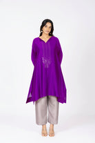 Kimono Tunic and Pants - Violet - CiceroniTunic SetBhavik Shah