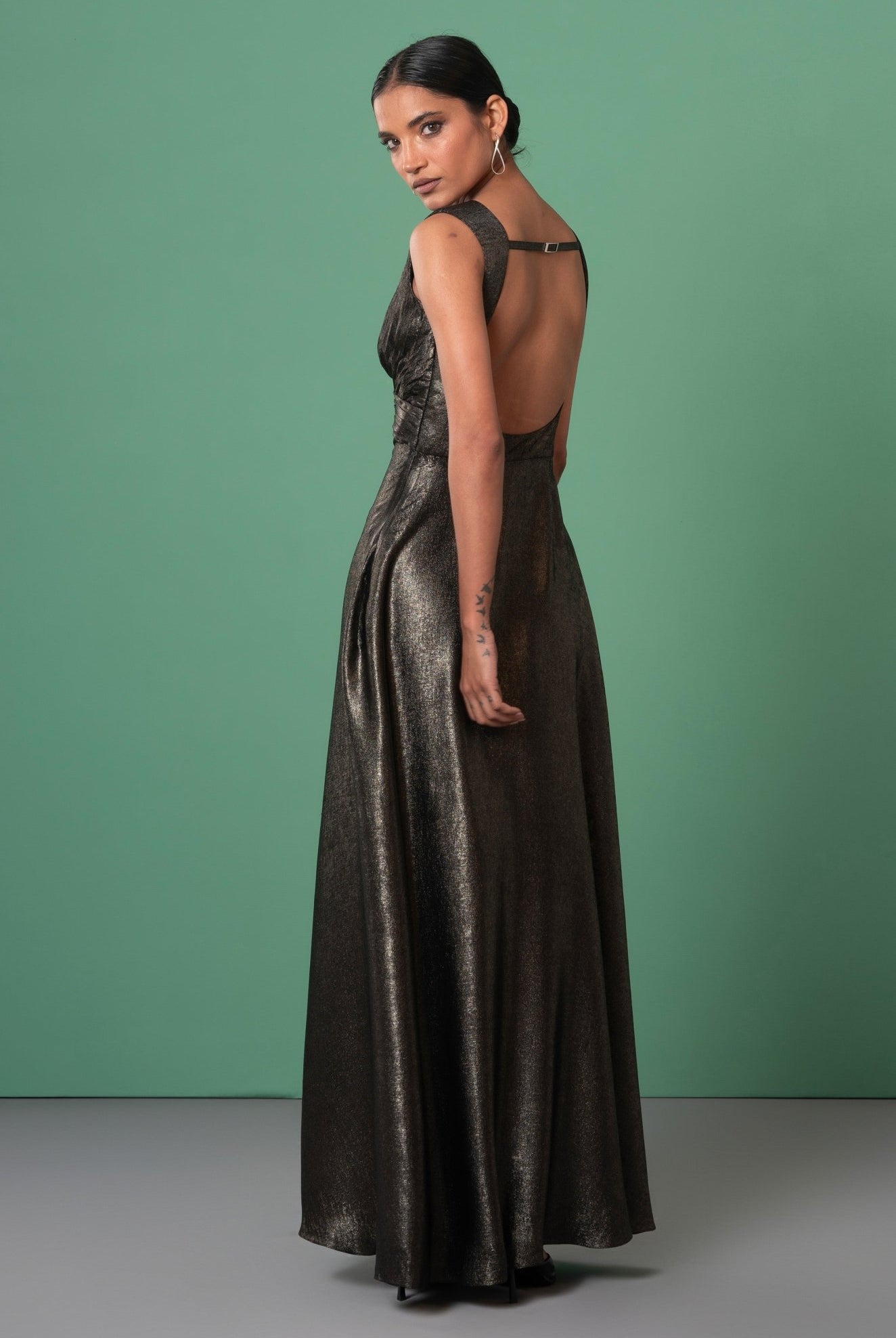 Kira Draped Dress - CiceroniDressesAdvait