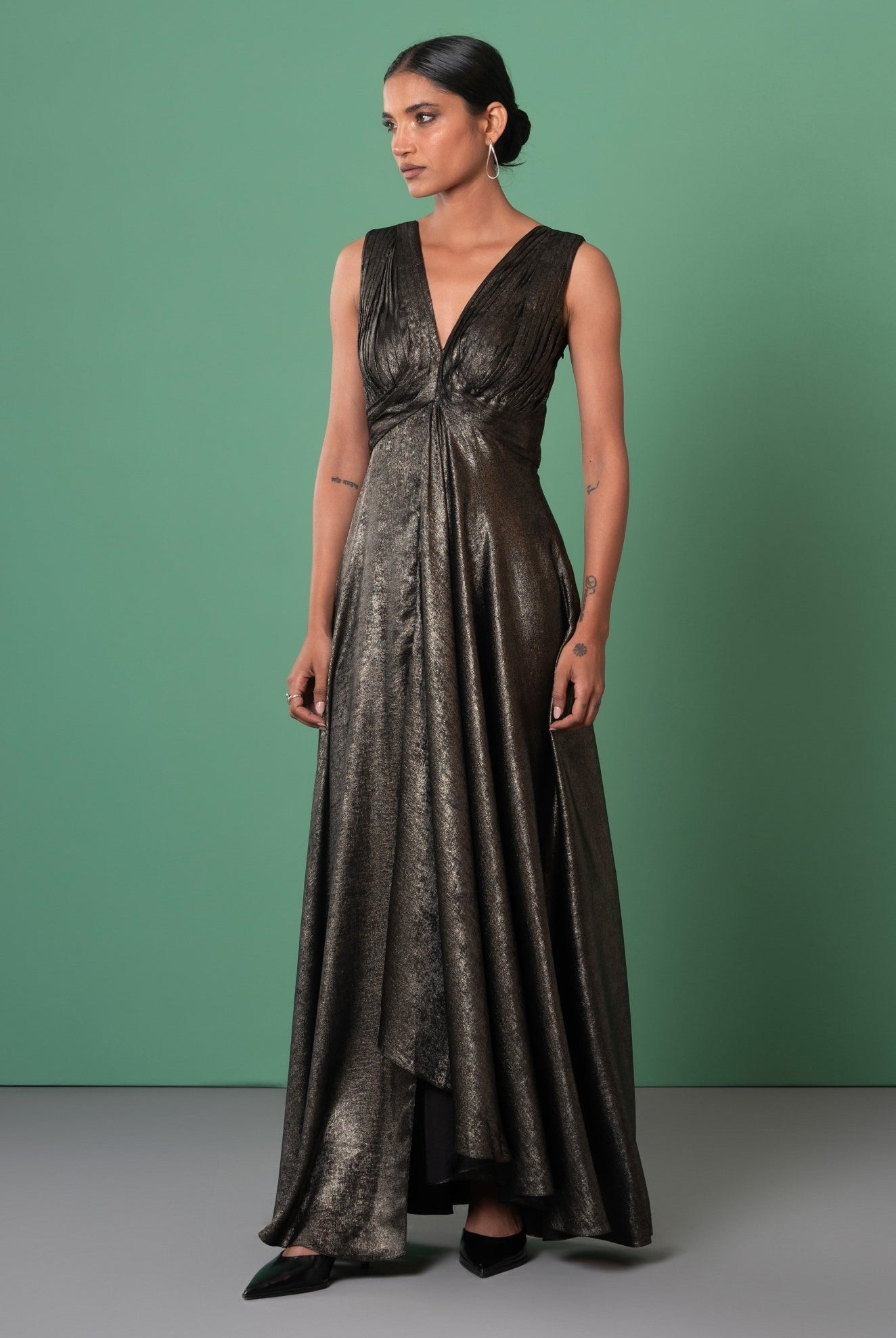 Kira Draped Dress - CiceroniDressesAdvait