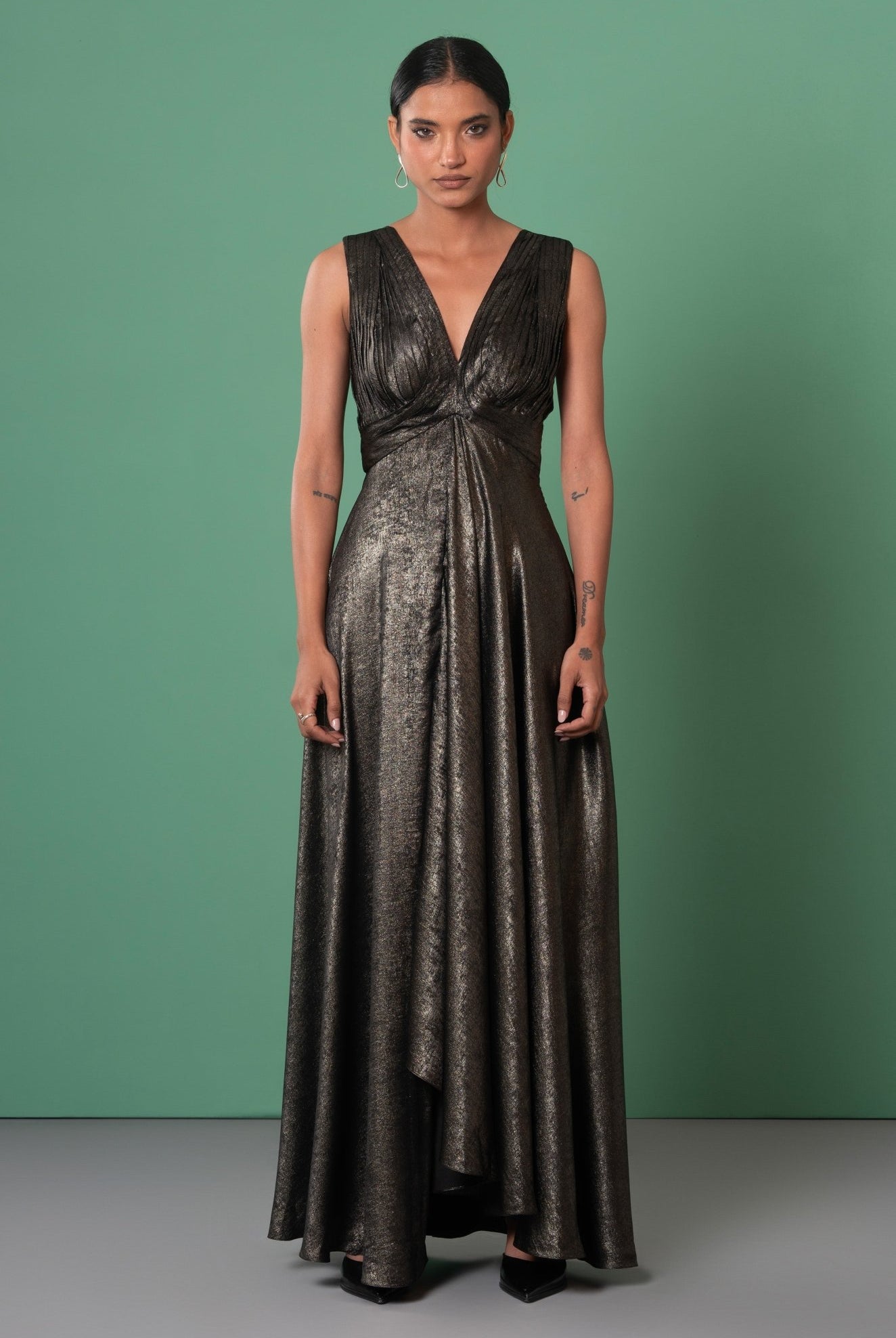 Kira Draped Dress - CiceroniDressesAdvait