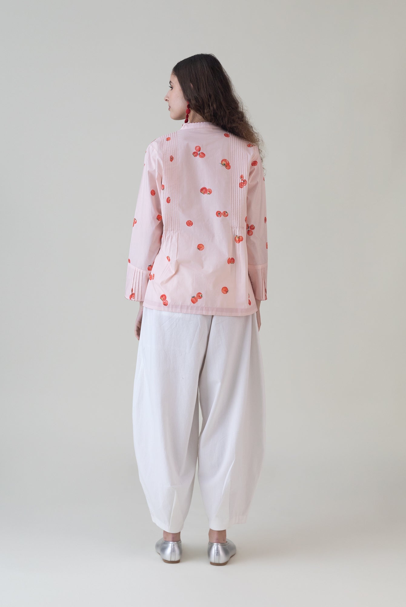 Koharu Pink Shirt - CiceroniWomen ShirtsShades of India