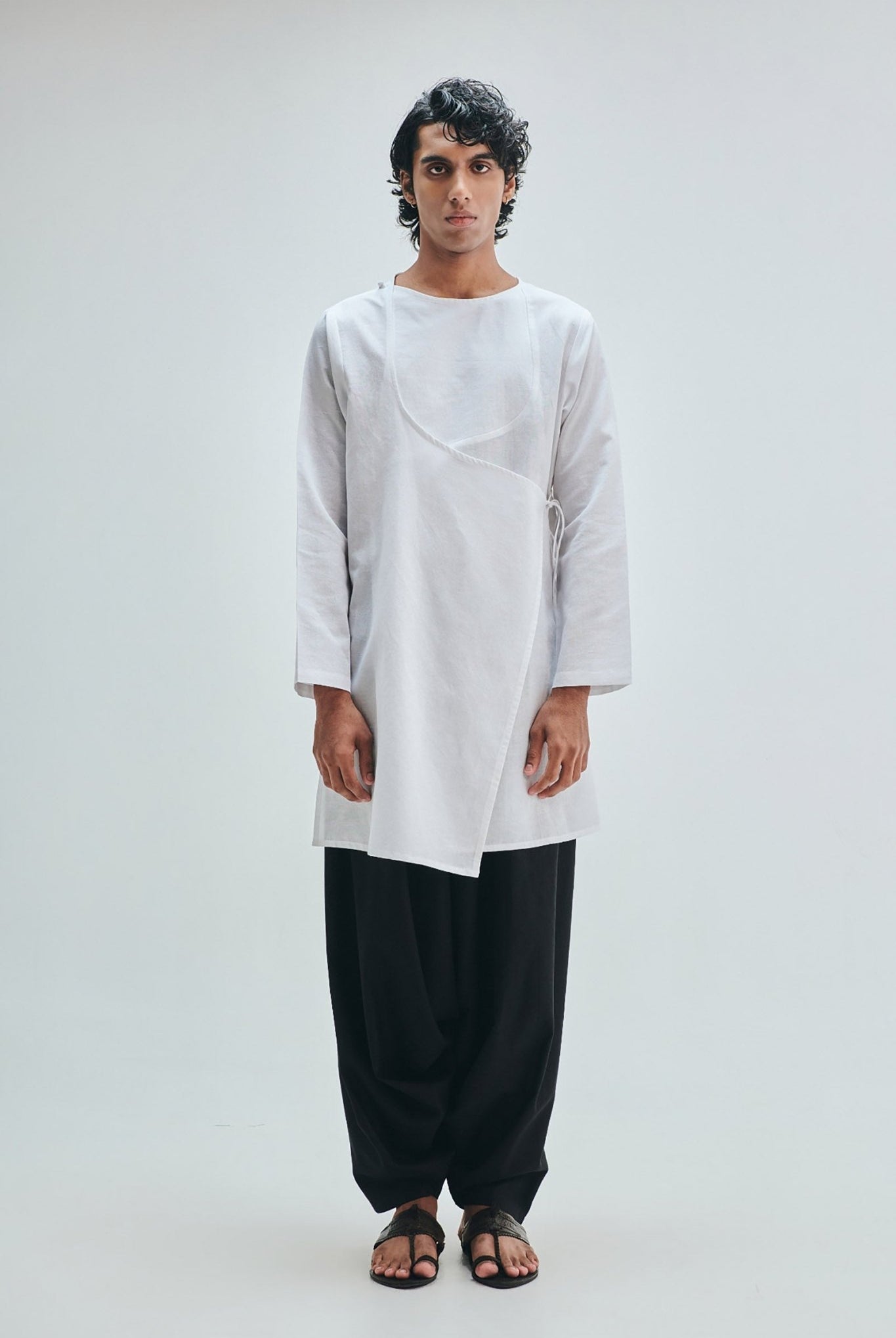 Kohl Co-Linen Men's Dhoti Drape Pants - CiceroniDhoti PantsSaphed