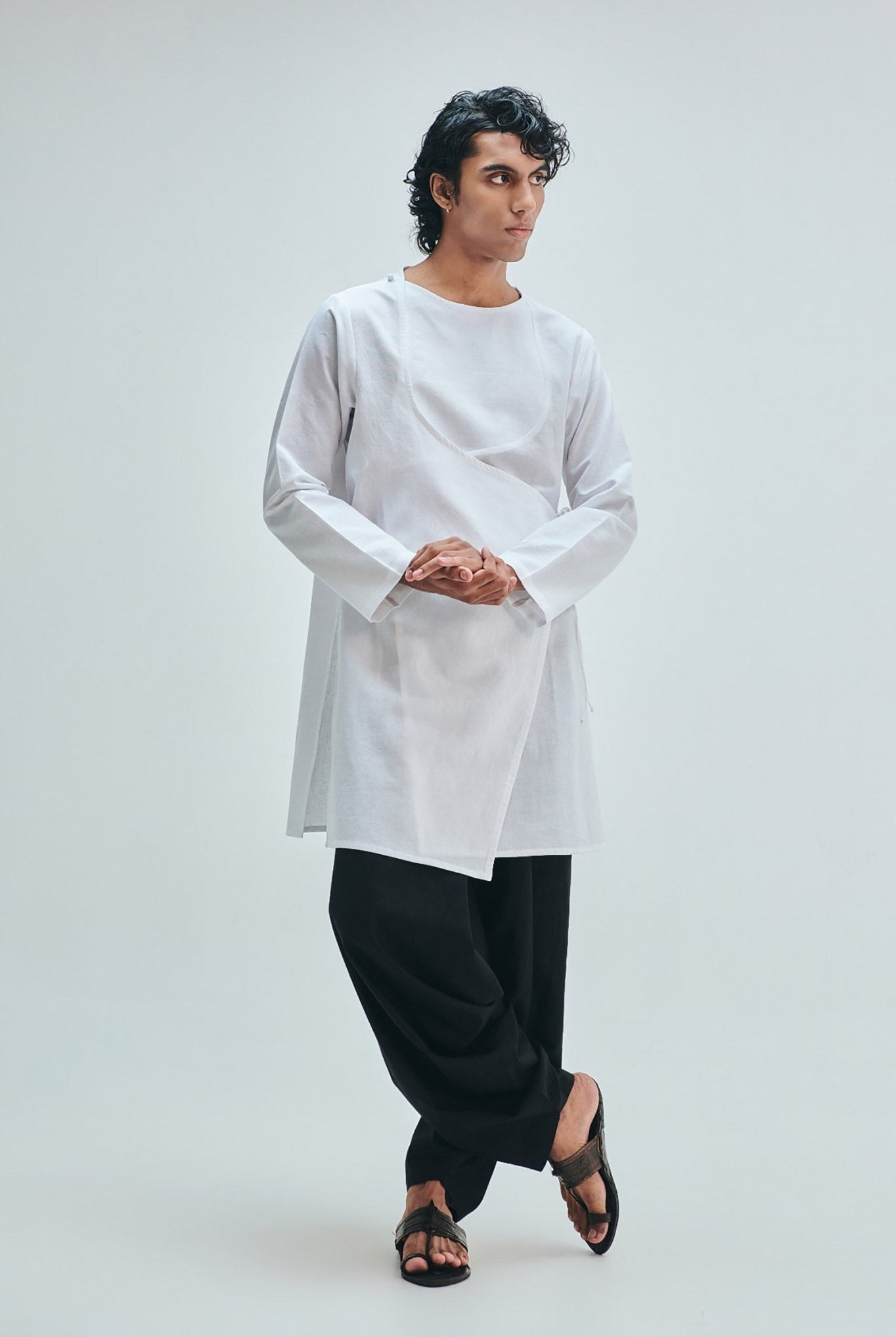 Kohl Co-Linen Men's Dhoti Drape Pants - CiceroniDhoti PantsSaphed