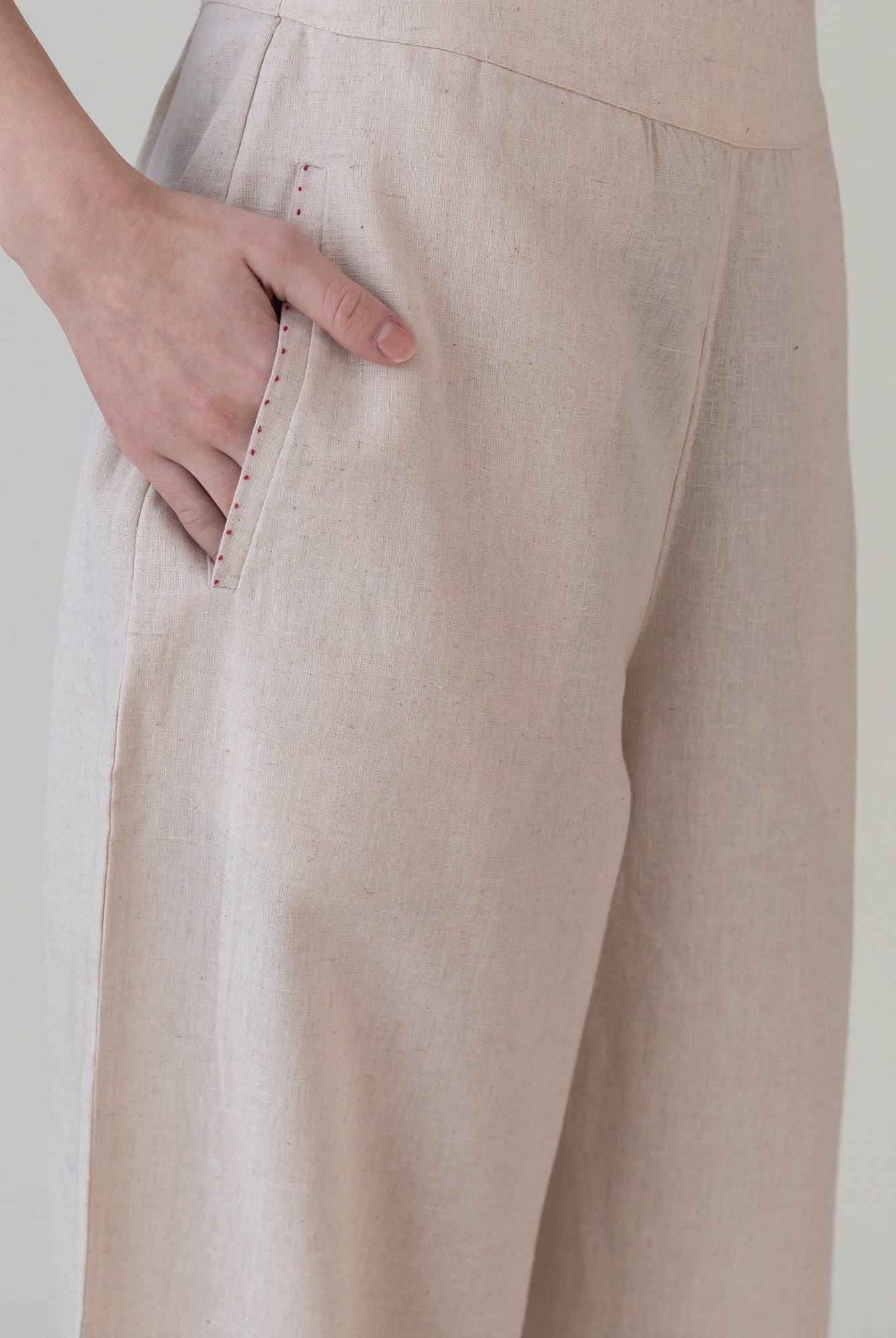 Komorebi Beige Pants - CiceroniWomen PantsShades of India