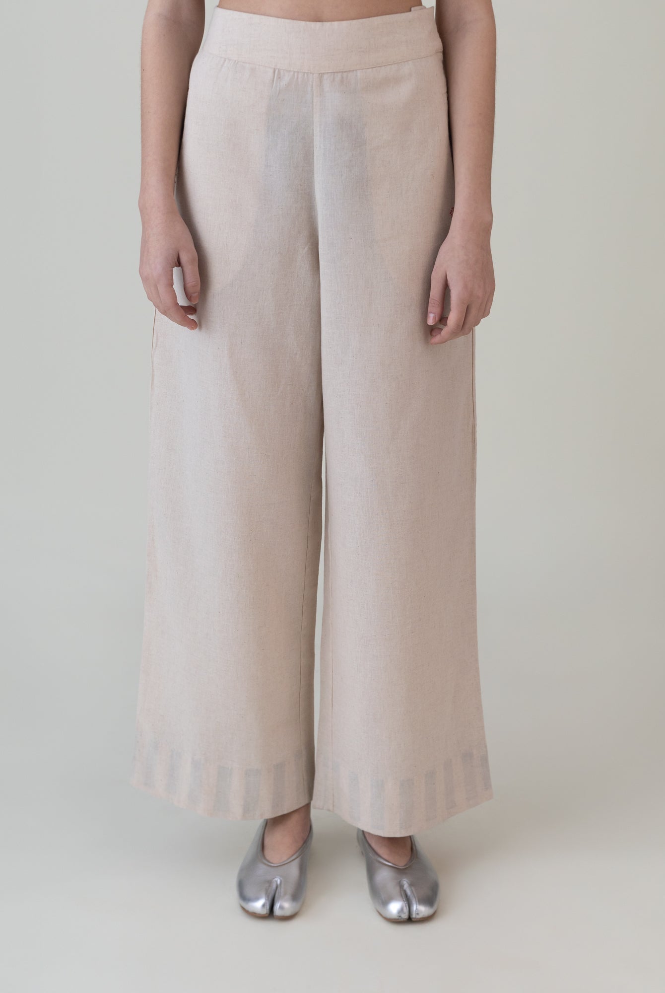 Komorebi Beige Pants - CiceroniWomen PantsShades of India