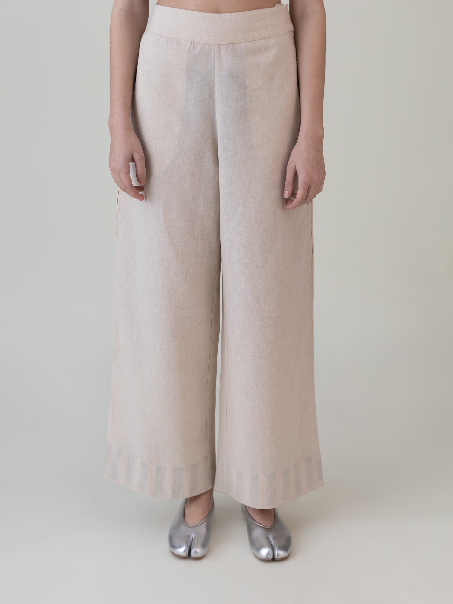 Komorebi Beige Pants - CiceroniWomen PantsShades of India