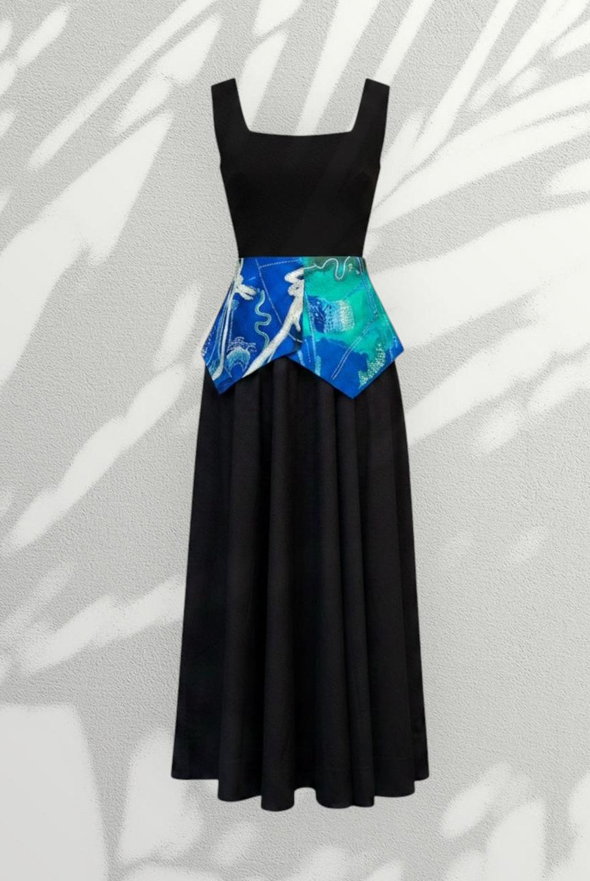 Komorebi Corset Belt with Dress - CiceroniDressArtbeats by Keerthana