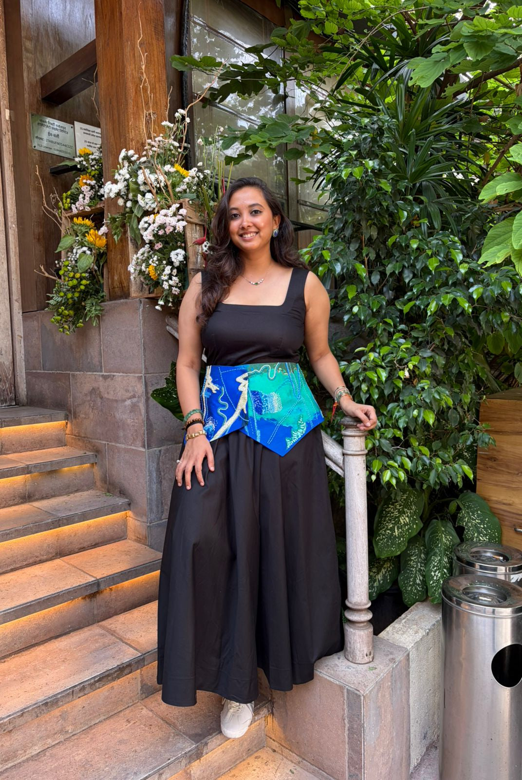Komorebi Corset Belt with Dress - CiceroniDressArtbeats by Keerthana