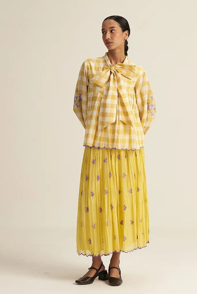 Kopou Set - Butter Yellow - CiceroniSkirt SetGaach