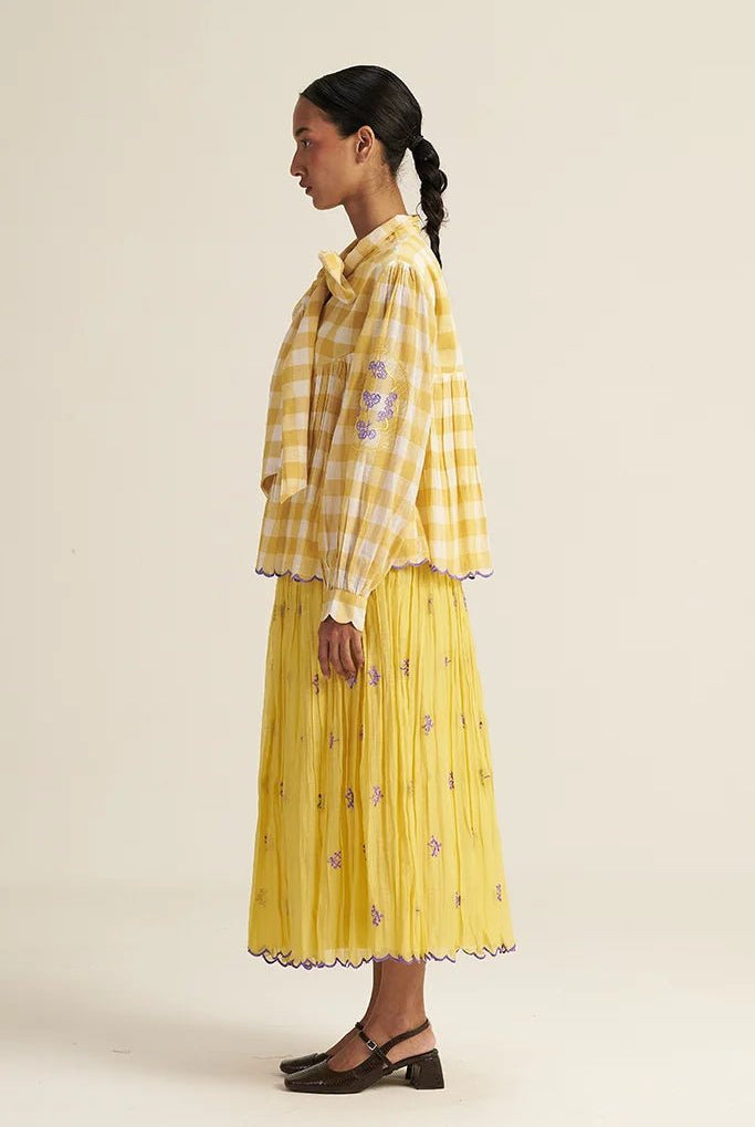 Kopou Set - Butter Yellow - CiceroniSkirt SetGaach