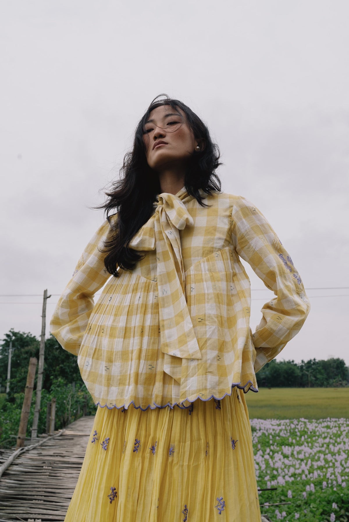 Kopou Set - Butter Yellow - CiceroniSkirt SetGaach