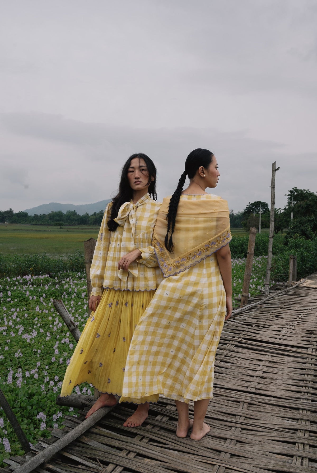 Kopou Set - Butter Yellow - CiceroniSkirt SetGaach