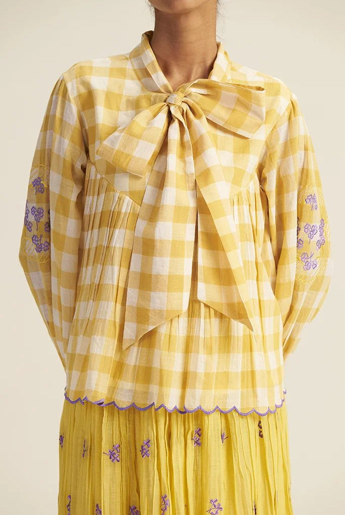 Kopou Set - Butter Yellow - CiceroniSkirt SetGaach