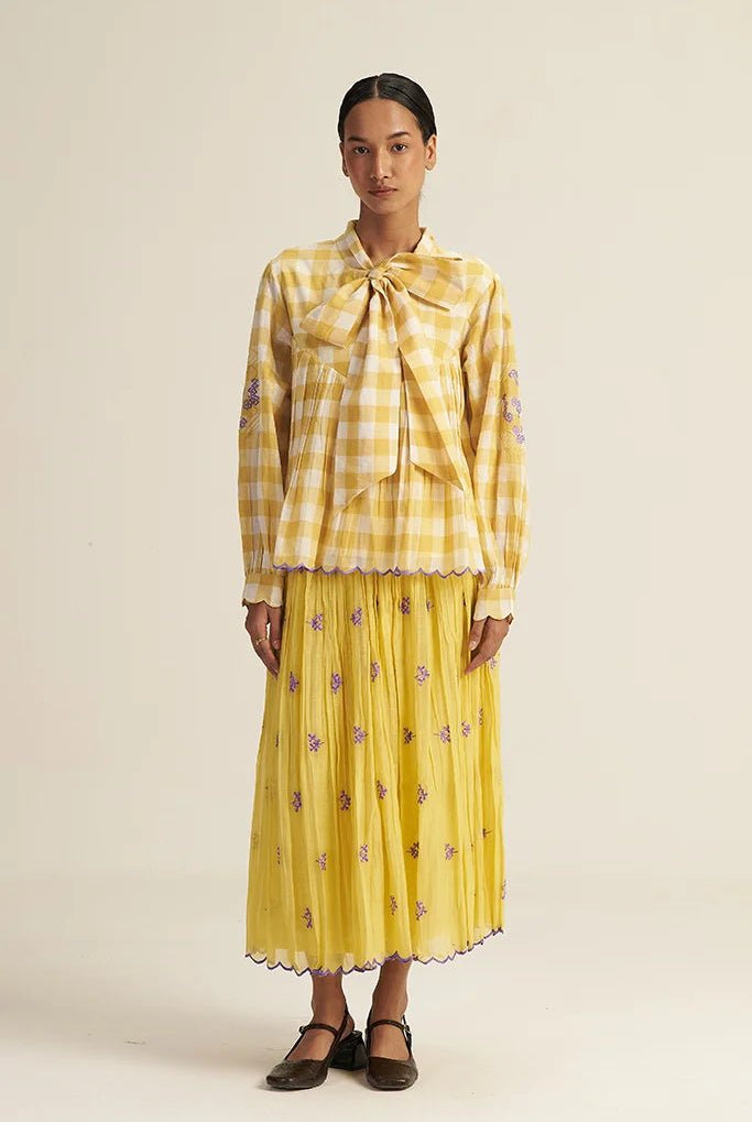 Kopou Set - Butter Yellow - CiceroniSkirt SetGaach