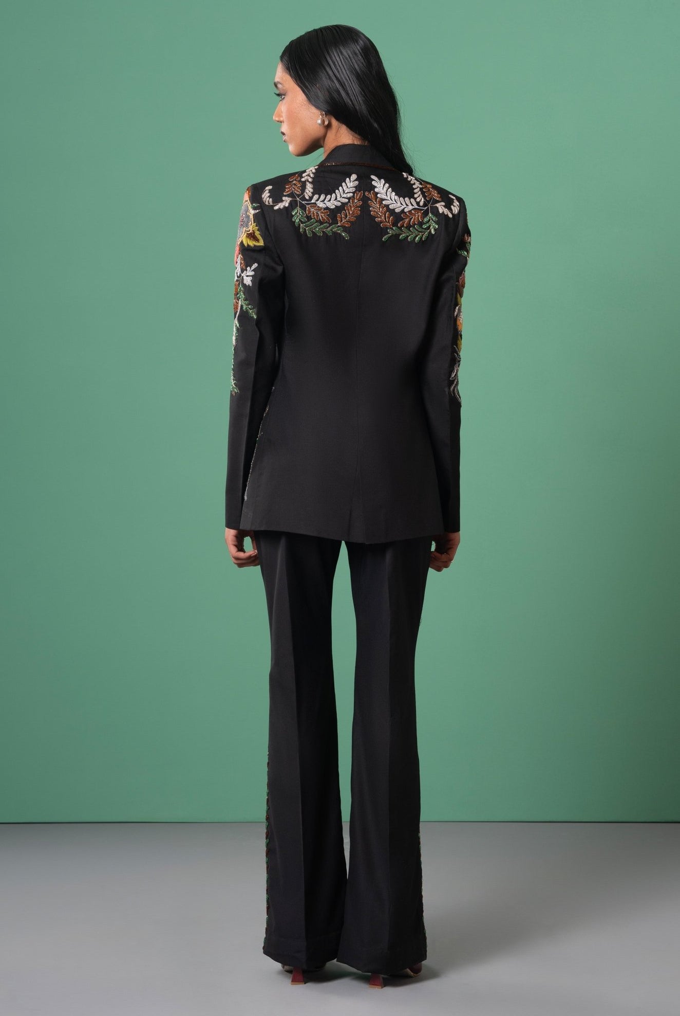 Kuro Embroidered Blazer Set - CiceroniCo - ord SetAdvait
