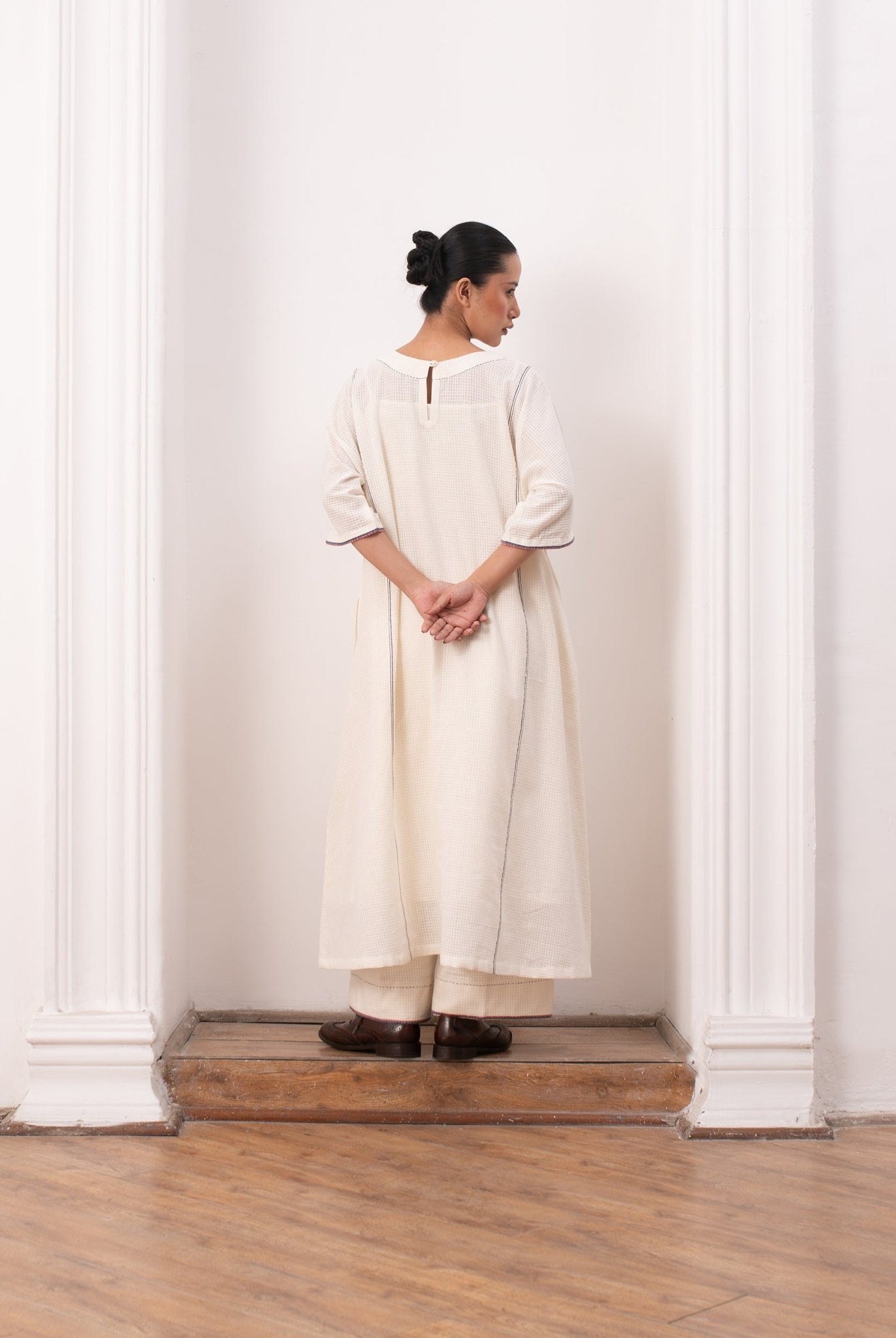 Kusama Set - Soft White - CiceroniKurta Set, Everyday WearHiranya