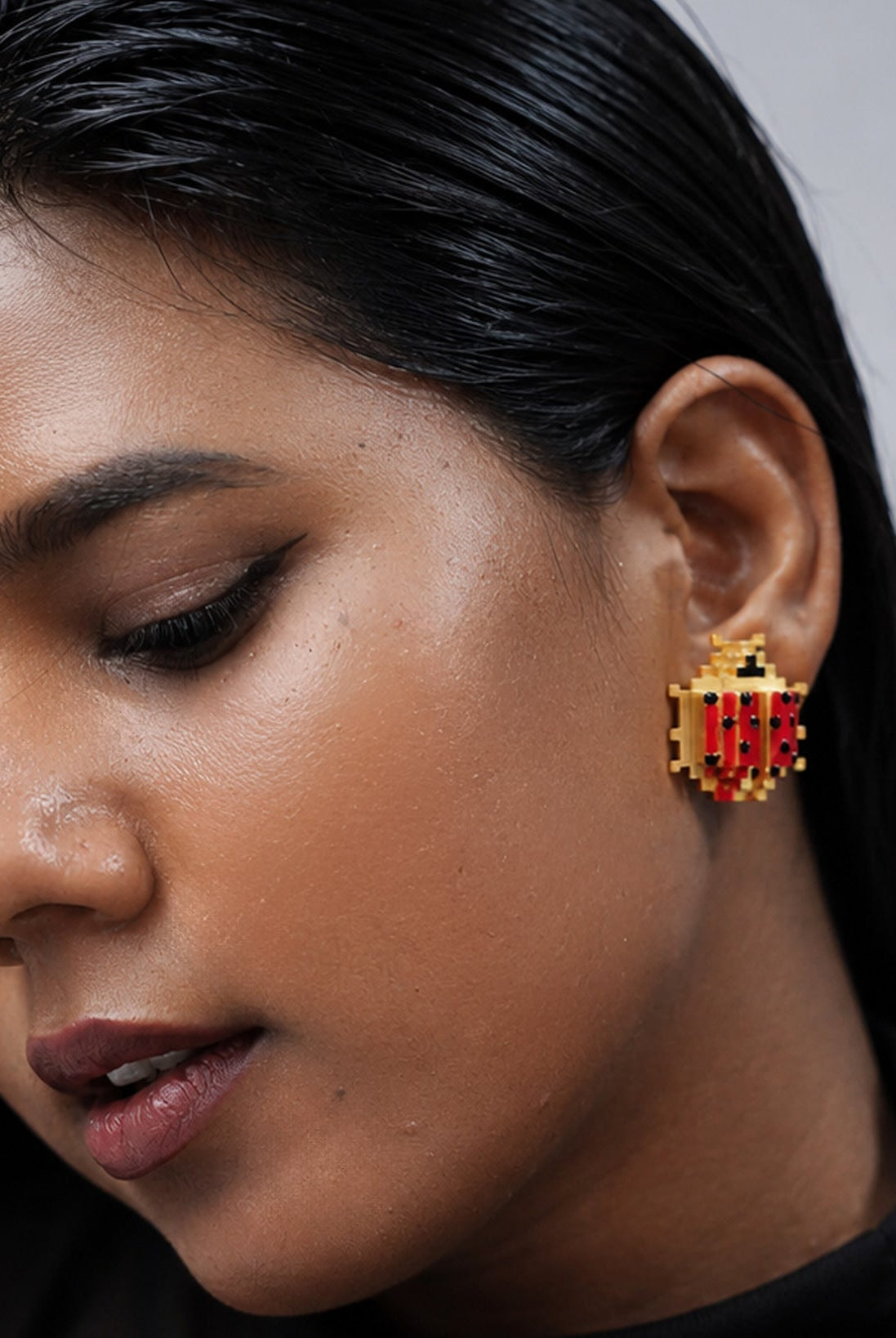 Ladybird Earring Studs Large - CiceroniEarringsNO.NA.MÈ