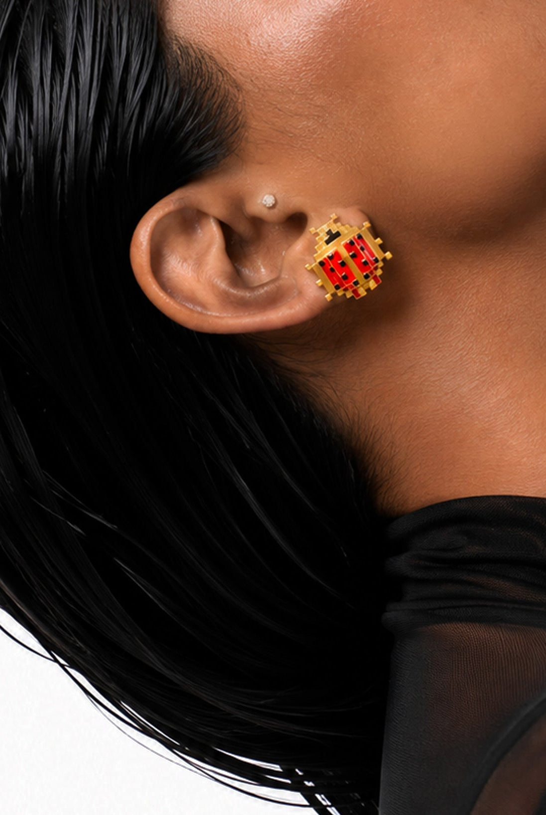 Ladybird Earring Studs Medium - CiceroniEarringsNO.NA.MÈ