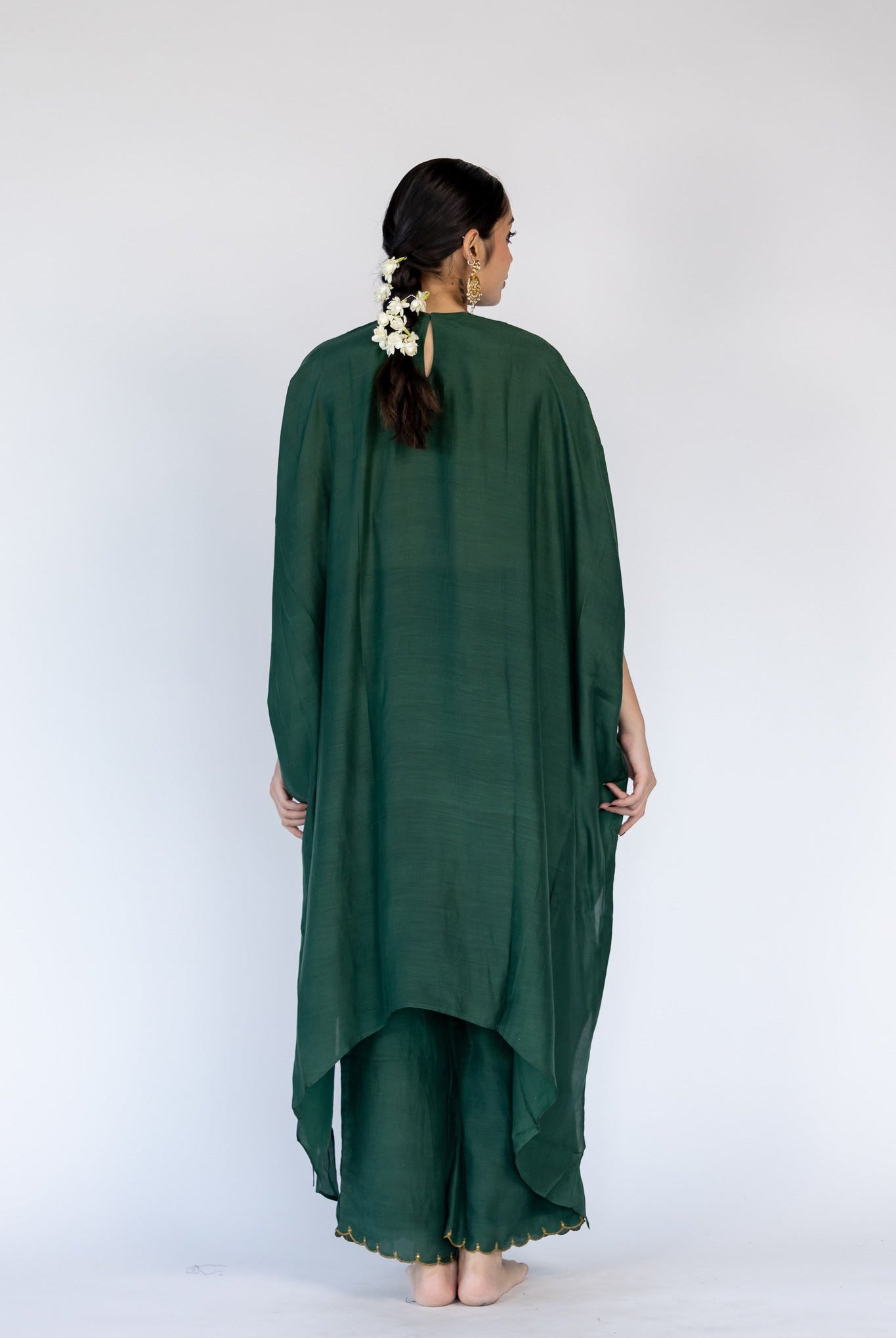 Lailaa Caftan Set - Emerald Green - CiceroniKaftan SetNirjara