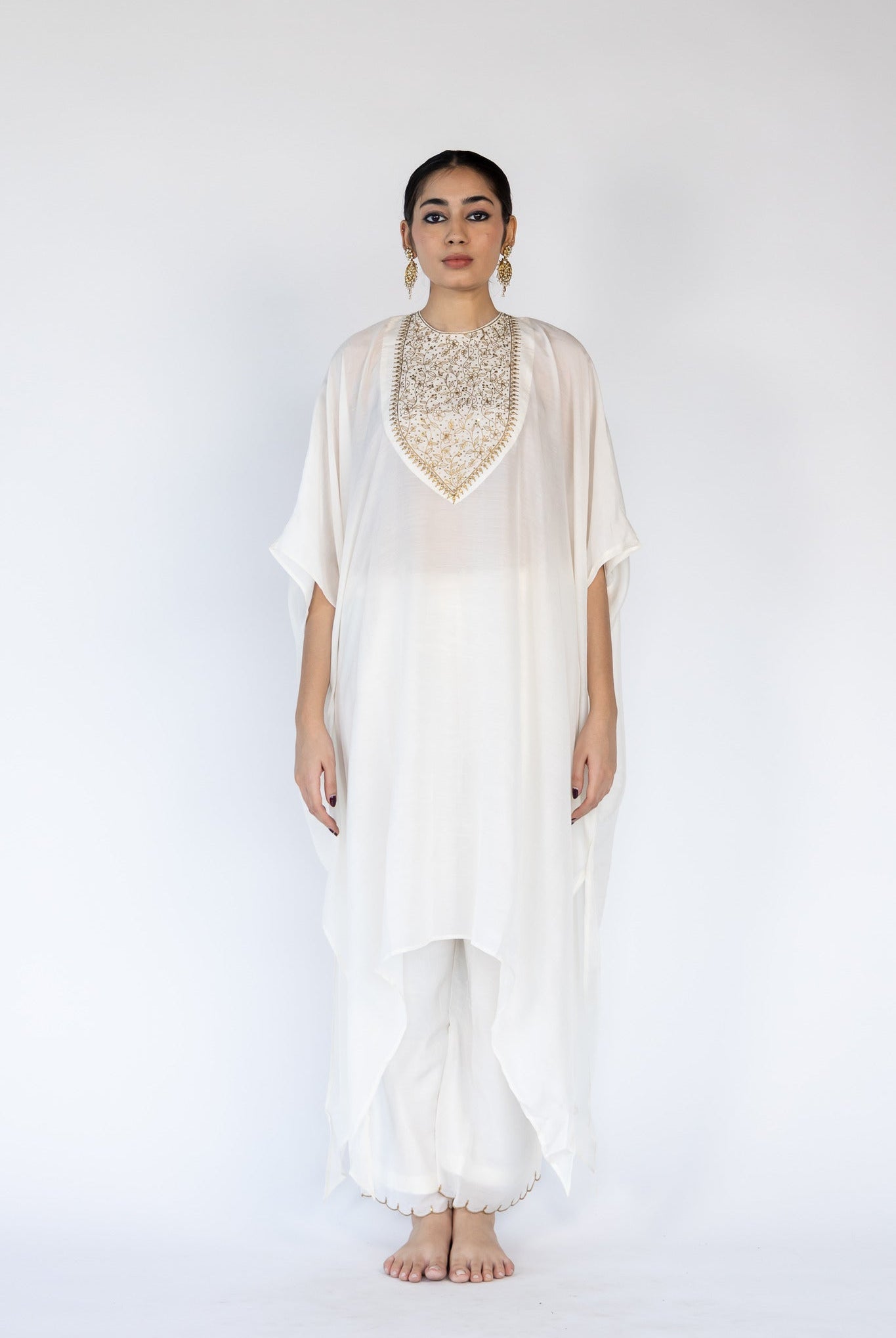 Lailaa Caftan Set - Ivory - CiceroniKaftan SetNirjara