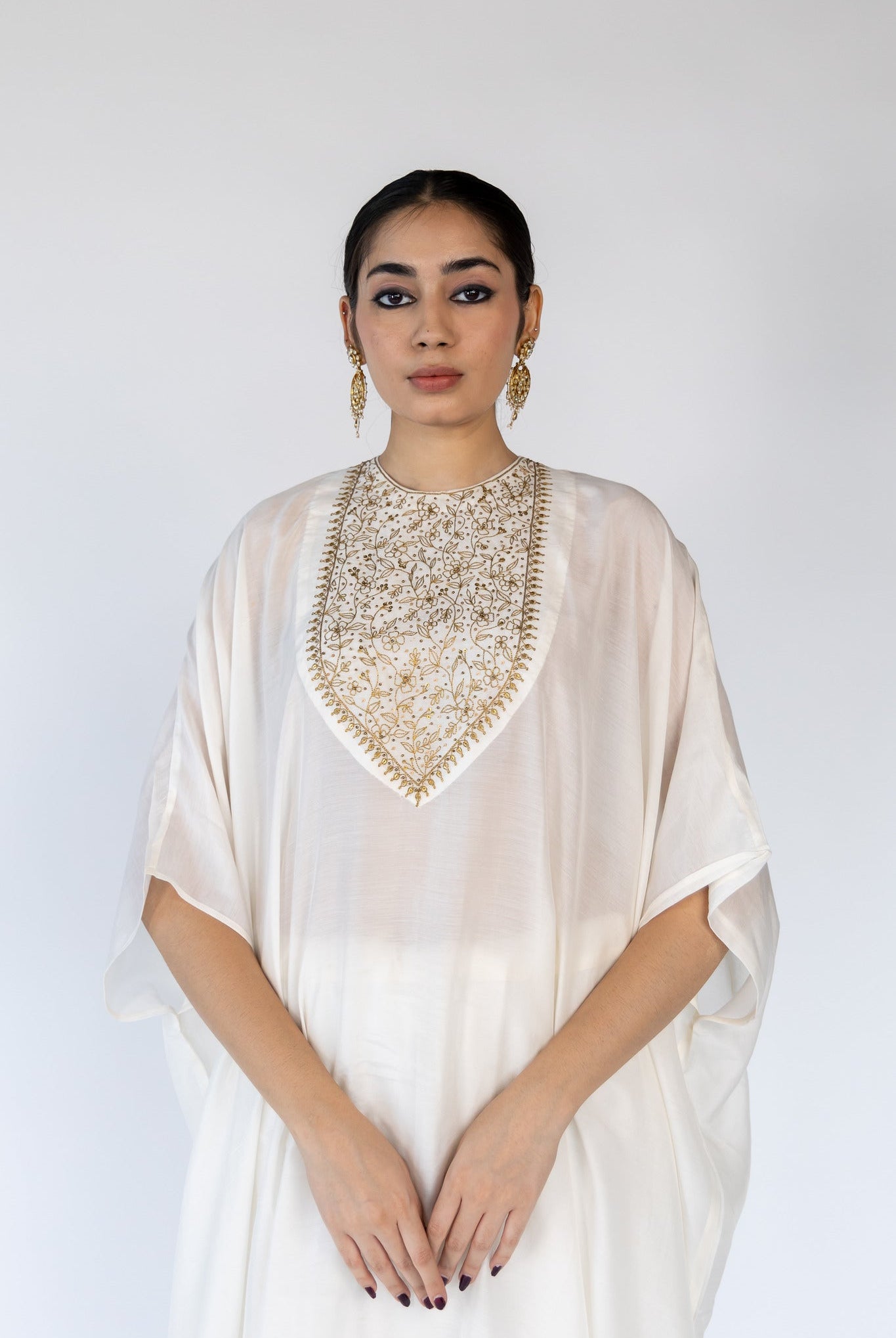 Lailaa Caftan Set - Ivory - CiceroniKaftan SetNirjara