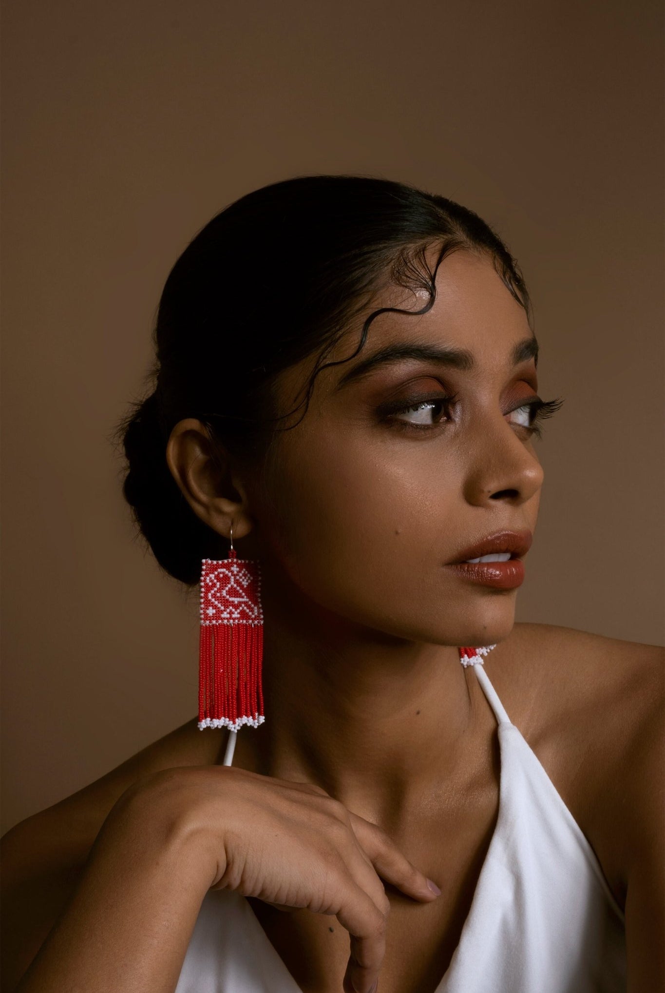 Lal Popat Earrings - CiceroniEarringsMelo