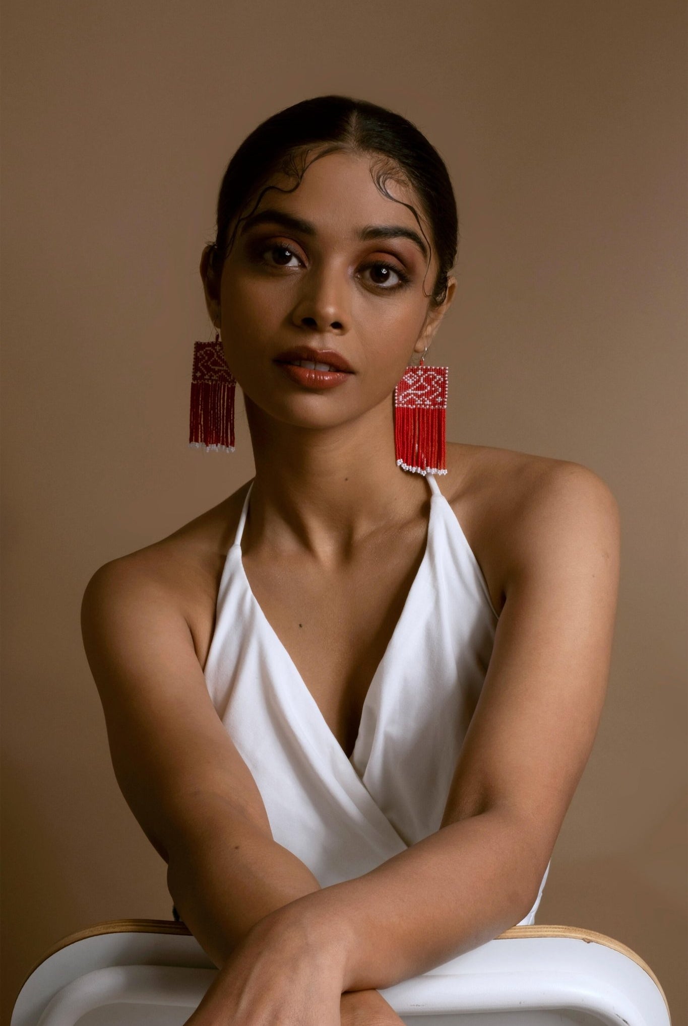 Lal Popat Earrings - CiceroniEarringsMelo