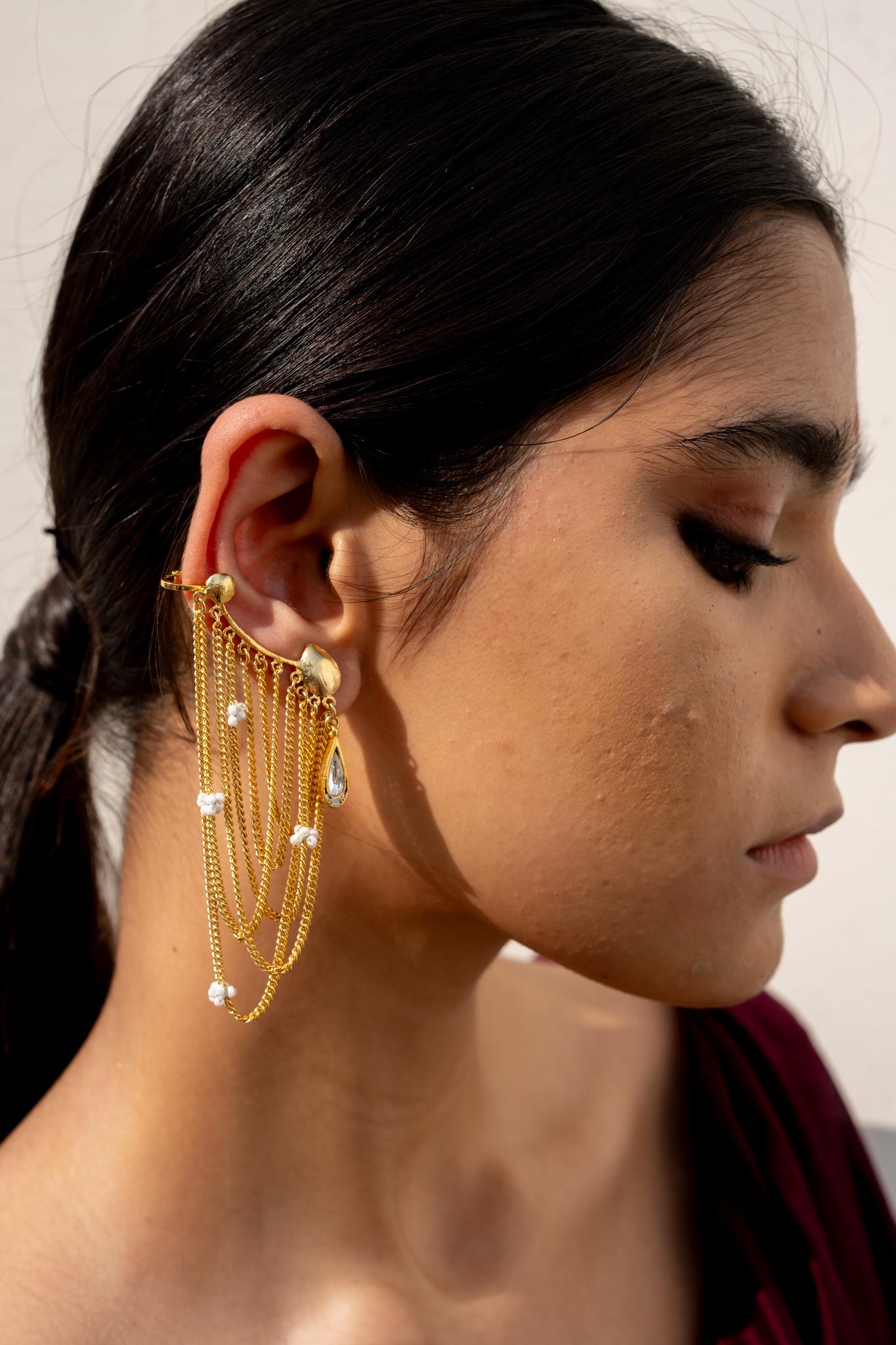 Lamhe Earrings - CiceroniEarringsAarjavee